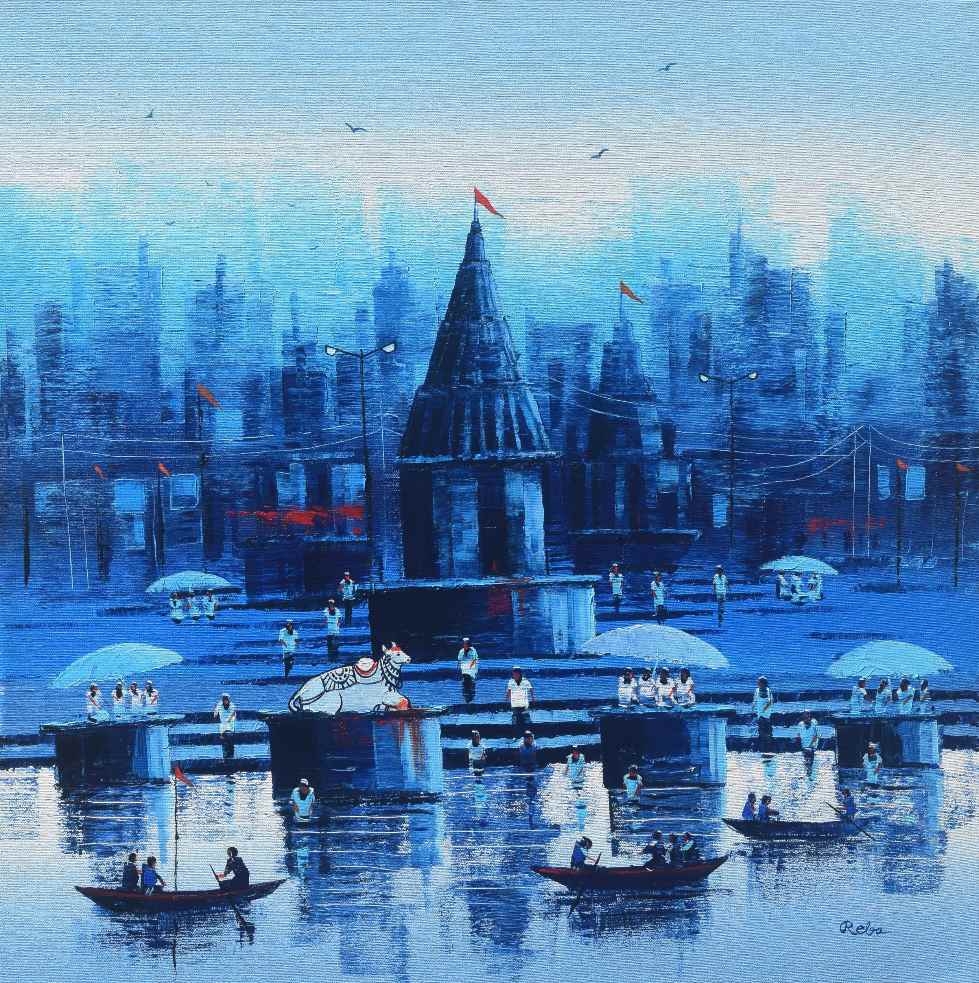 Nandi on Banaras Ghats