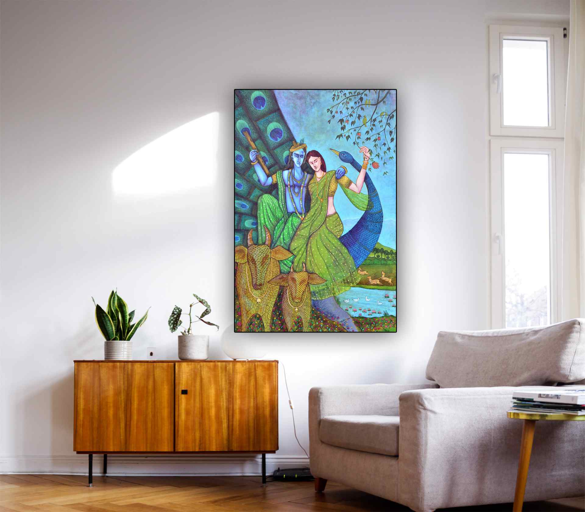 Artwork room view