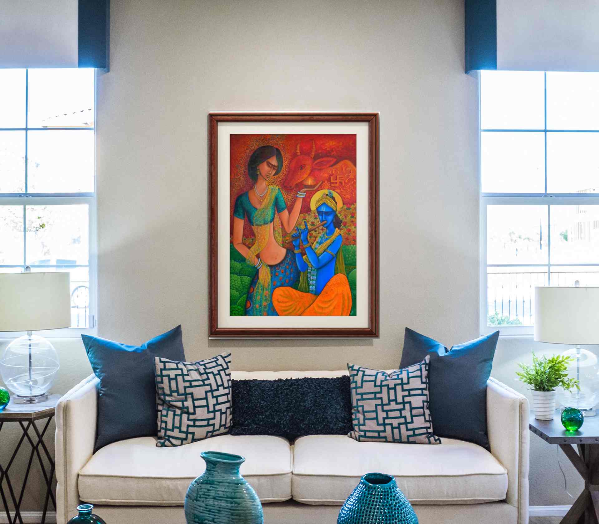 Artwork room view