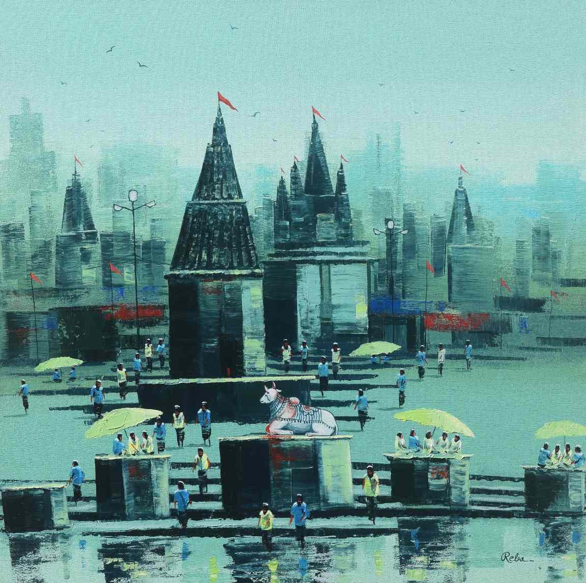 Nandi on Banaras Ghats