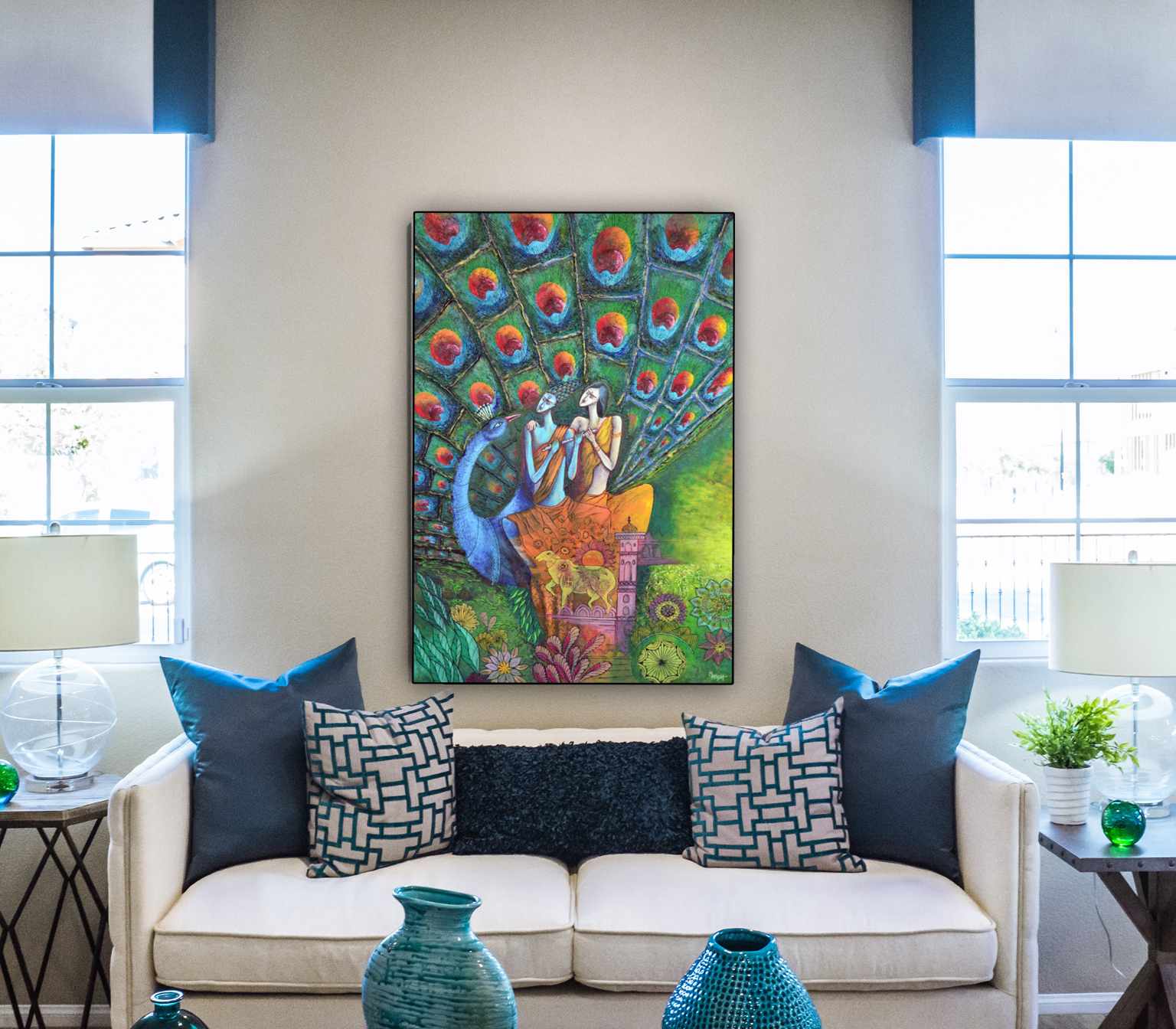 Artwork room view