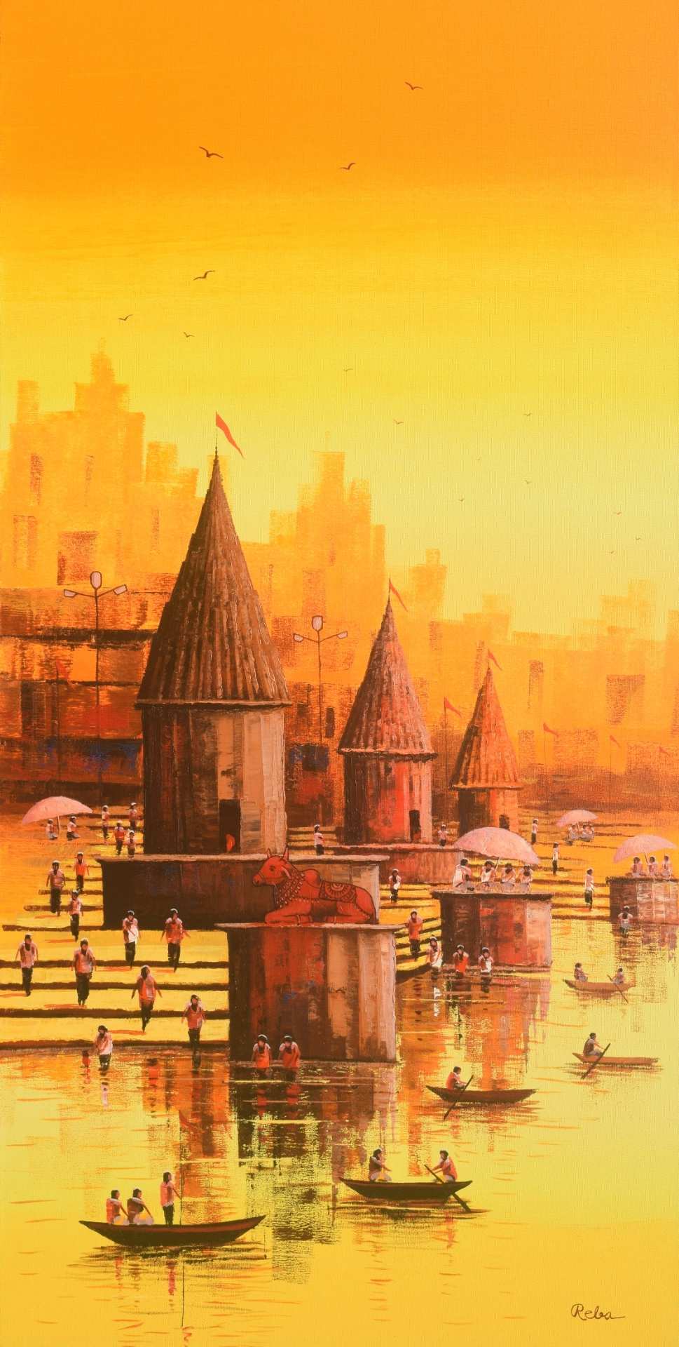 Nandi on Banaras Ghats