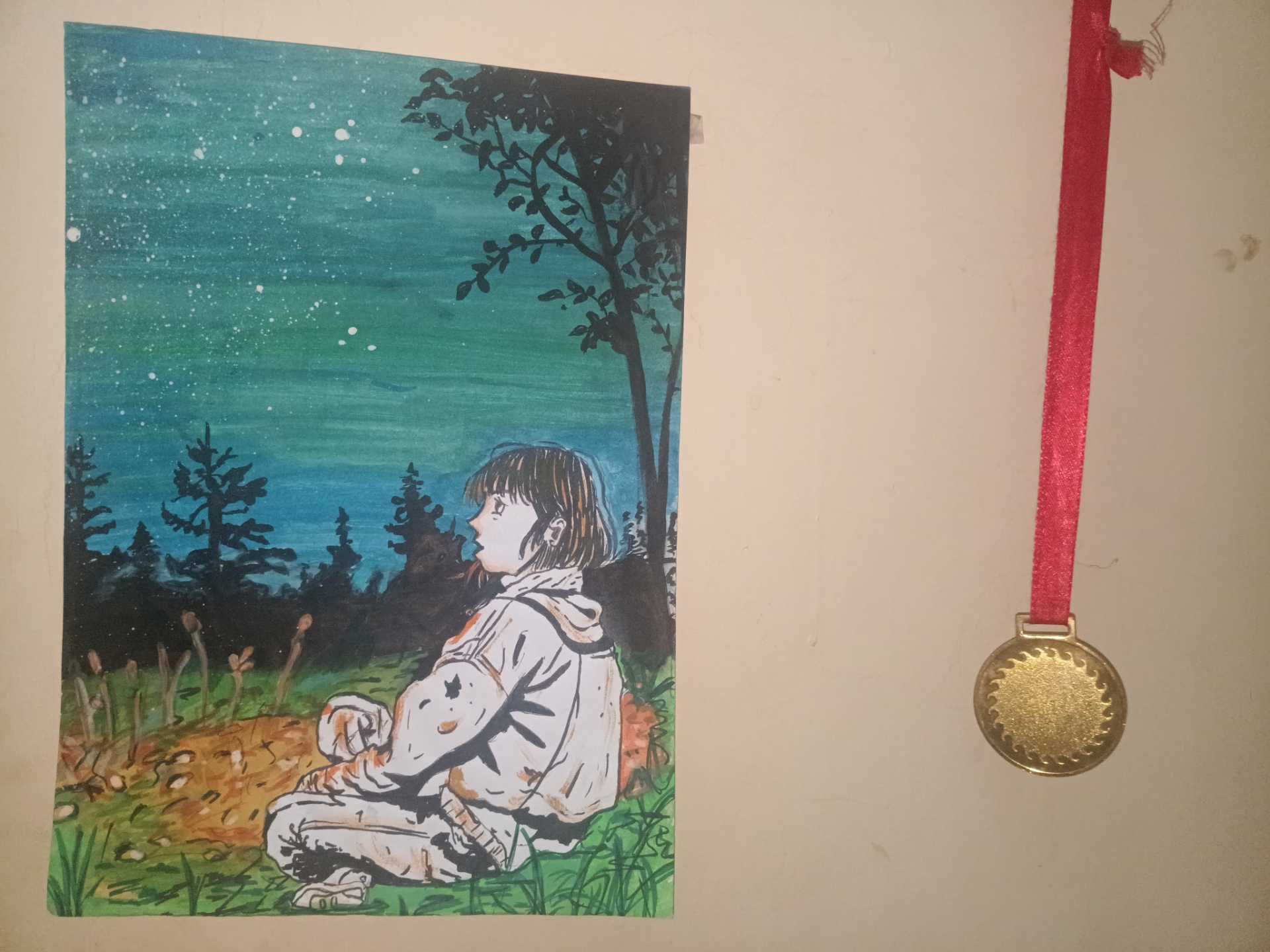 Artwork room view