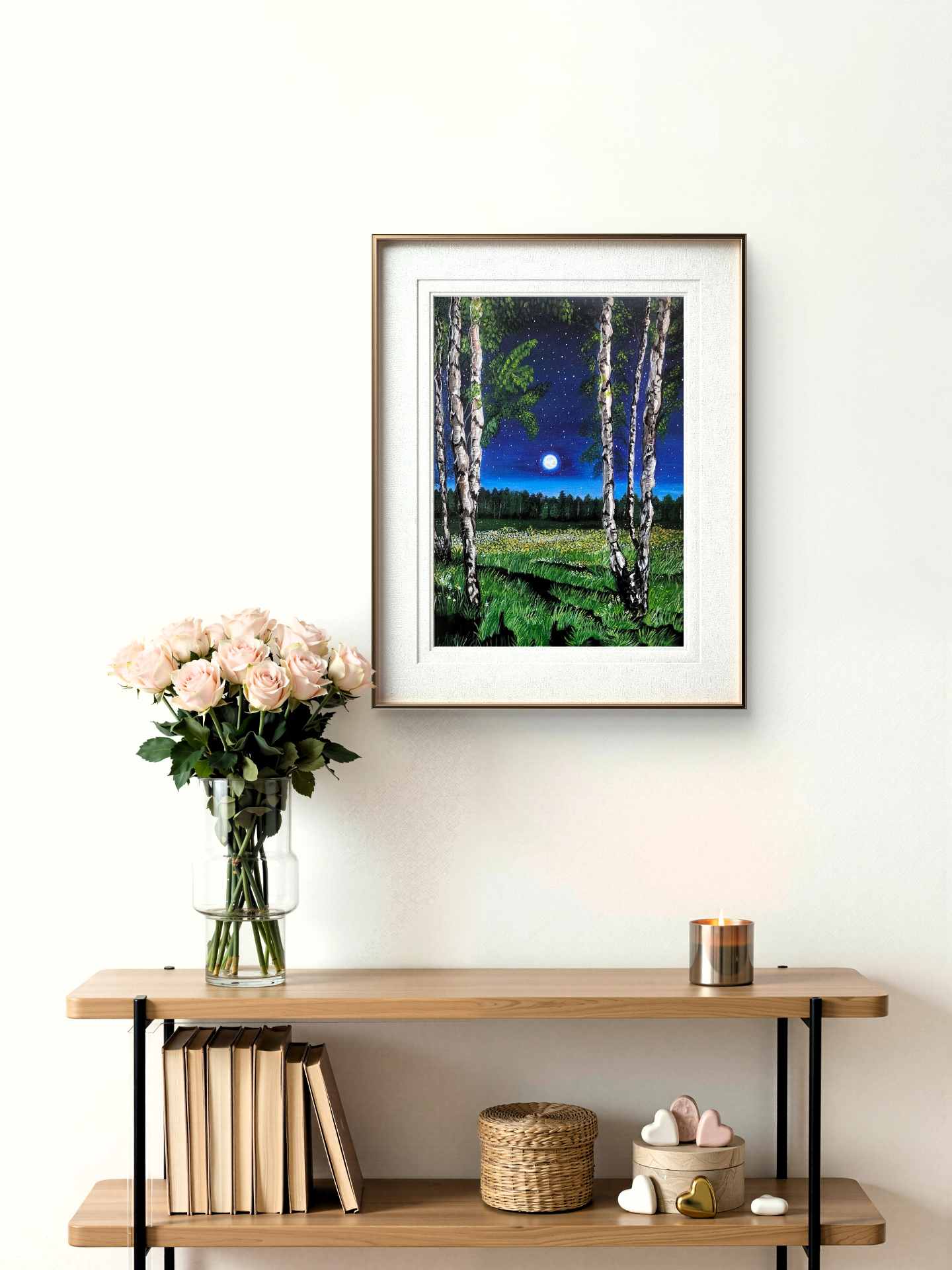 Artwork room view