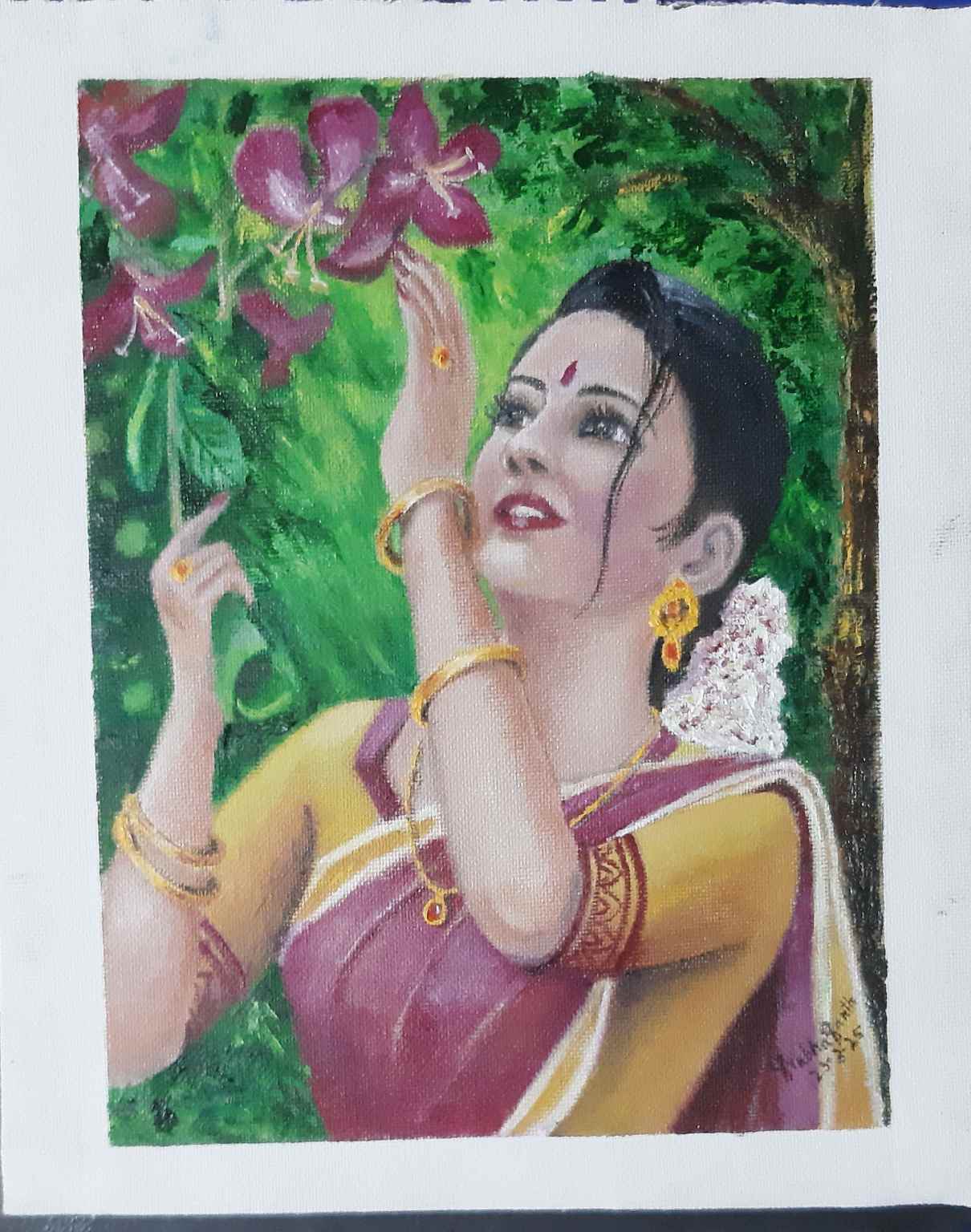 Magenta flowers