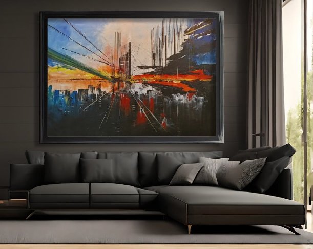 Artwork room view