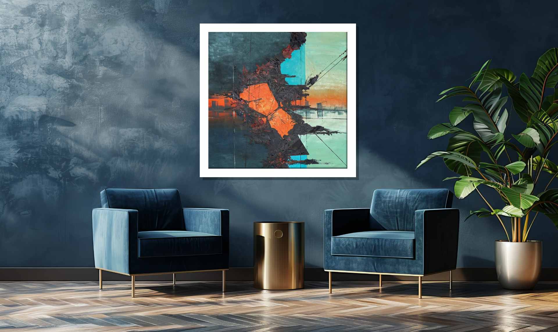 Artwork room view