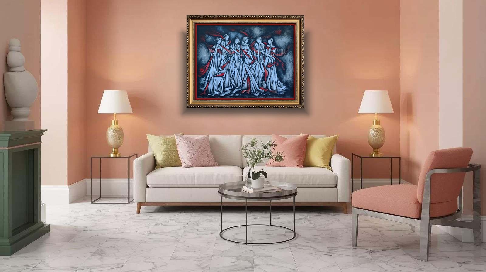 Artwork room view