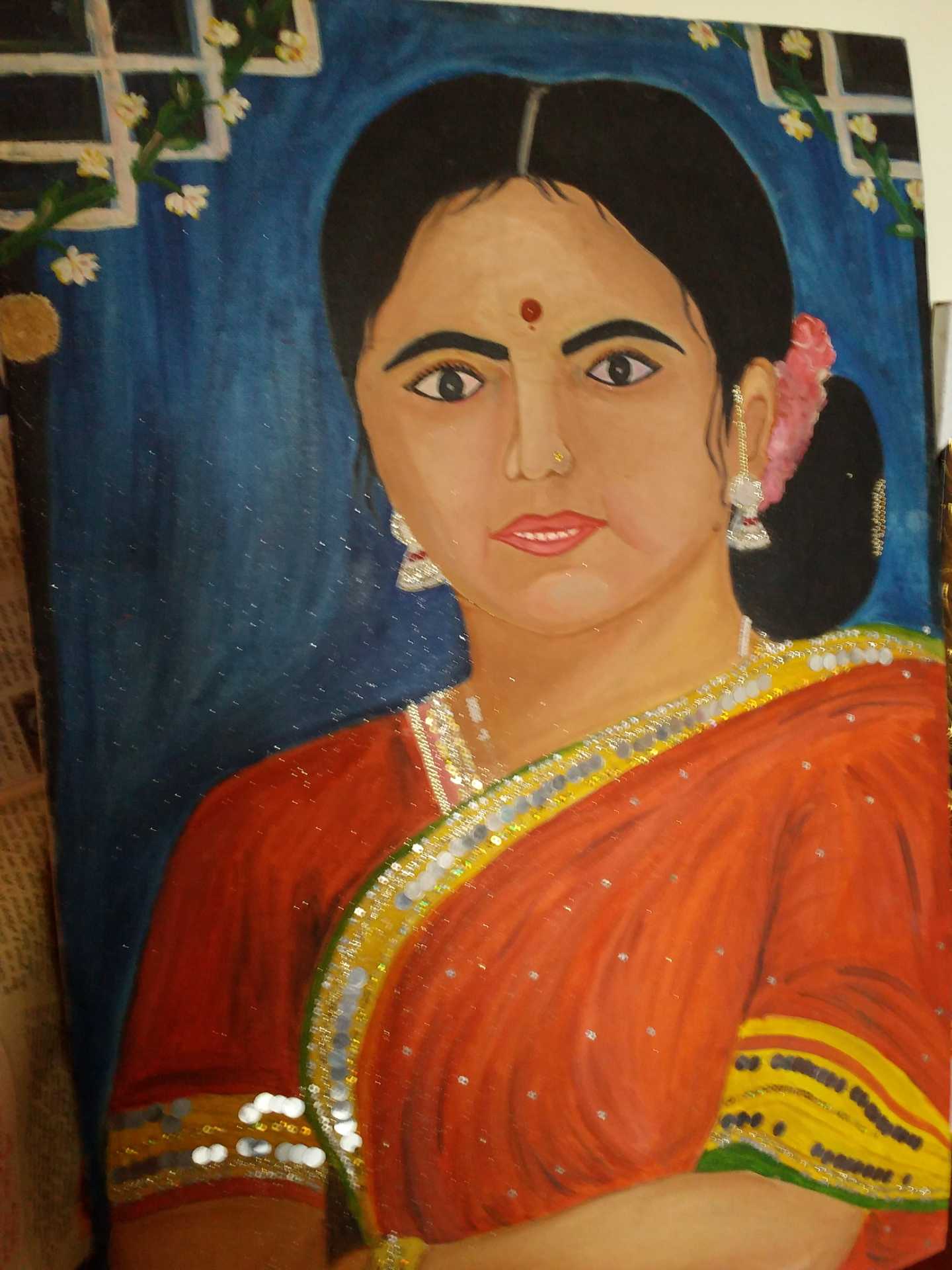 Lady in traditional look