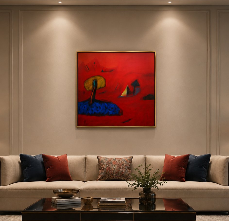 Artwork room view