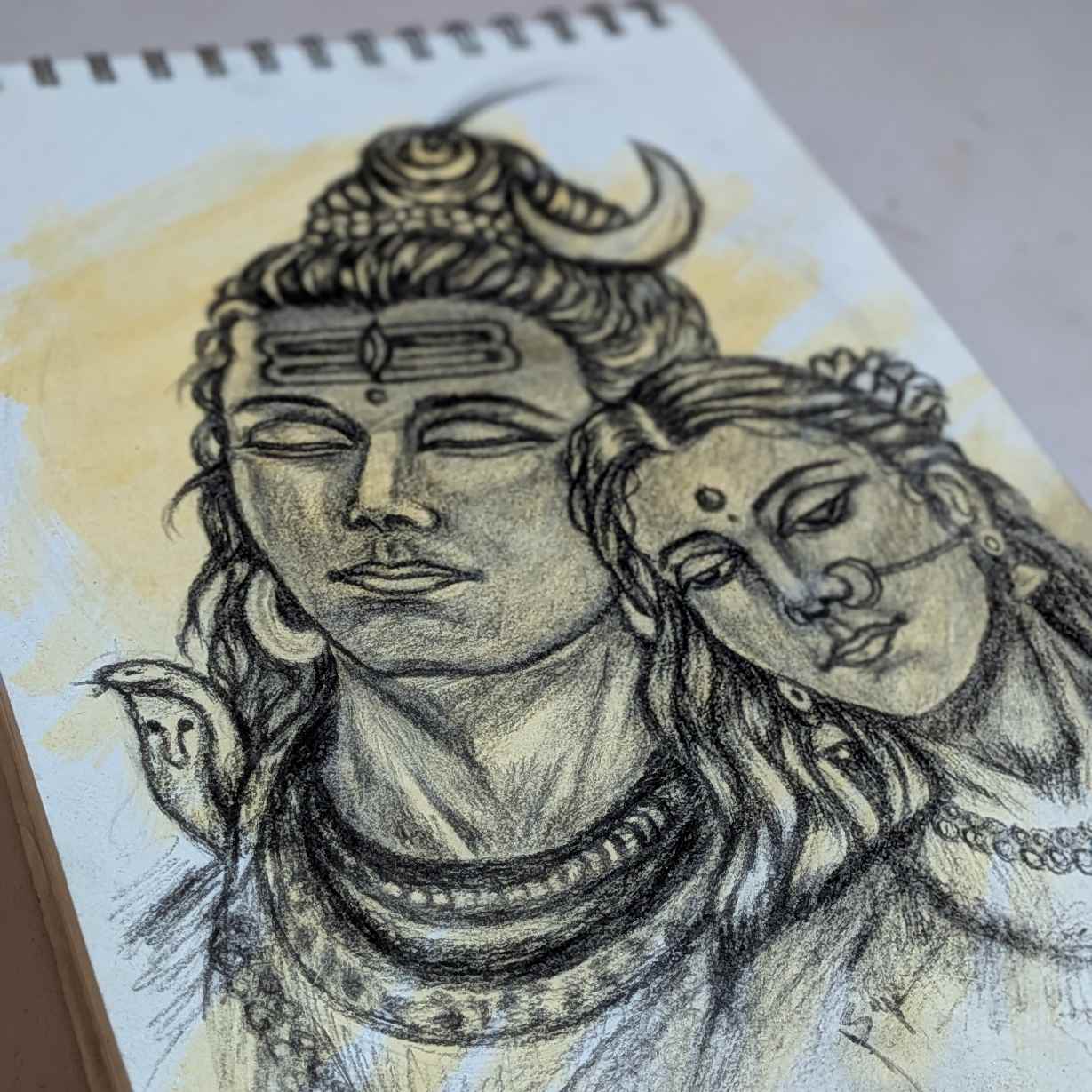 Shiva Parvati sketch