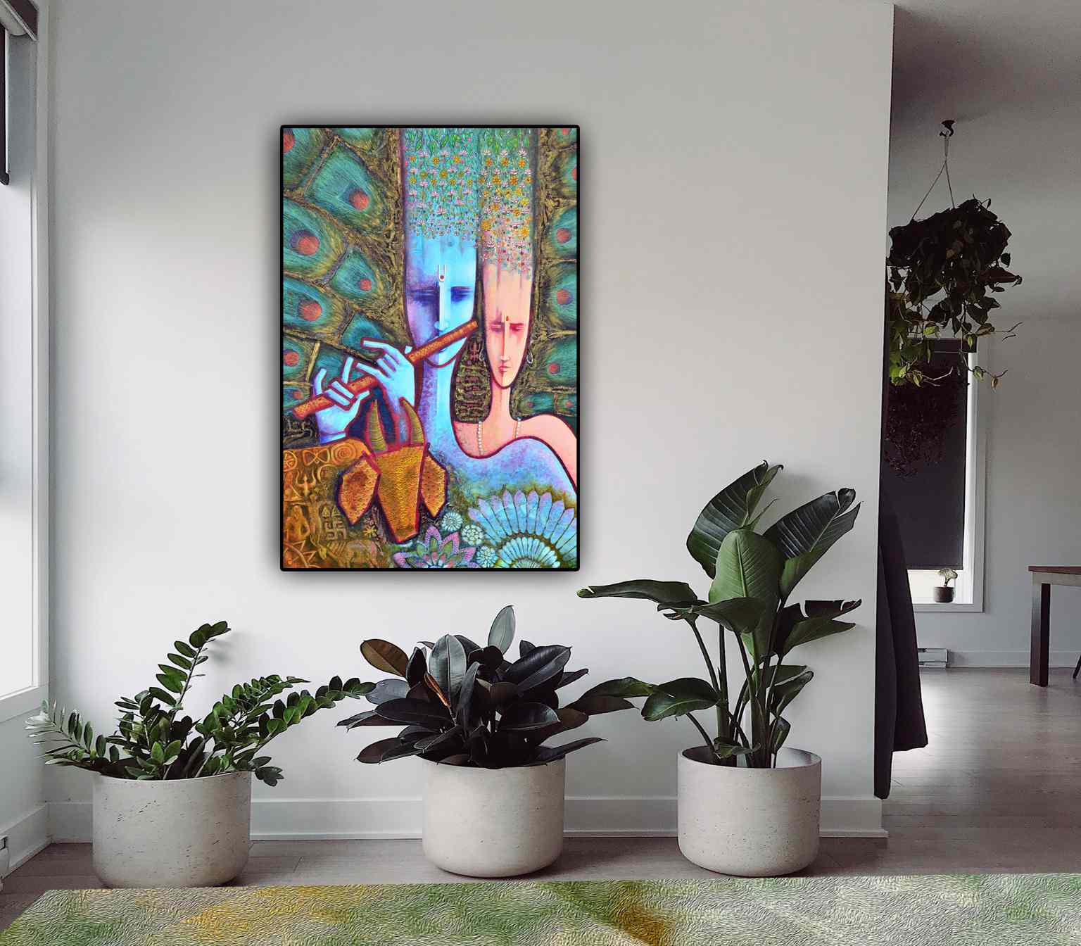 Artwork room view