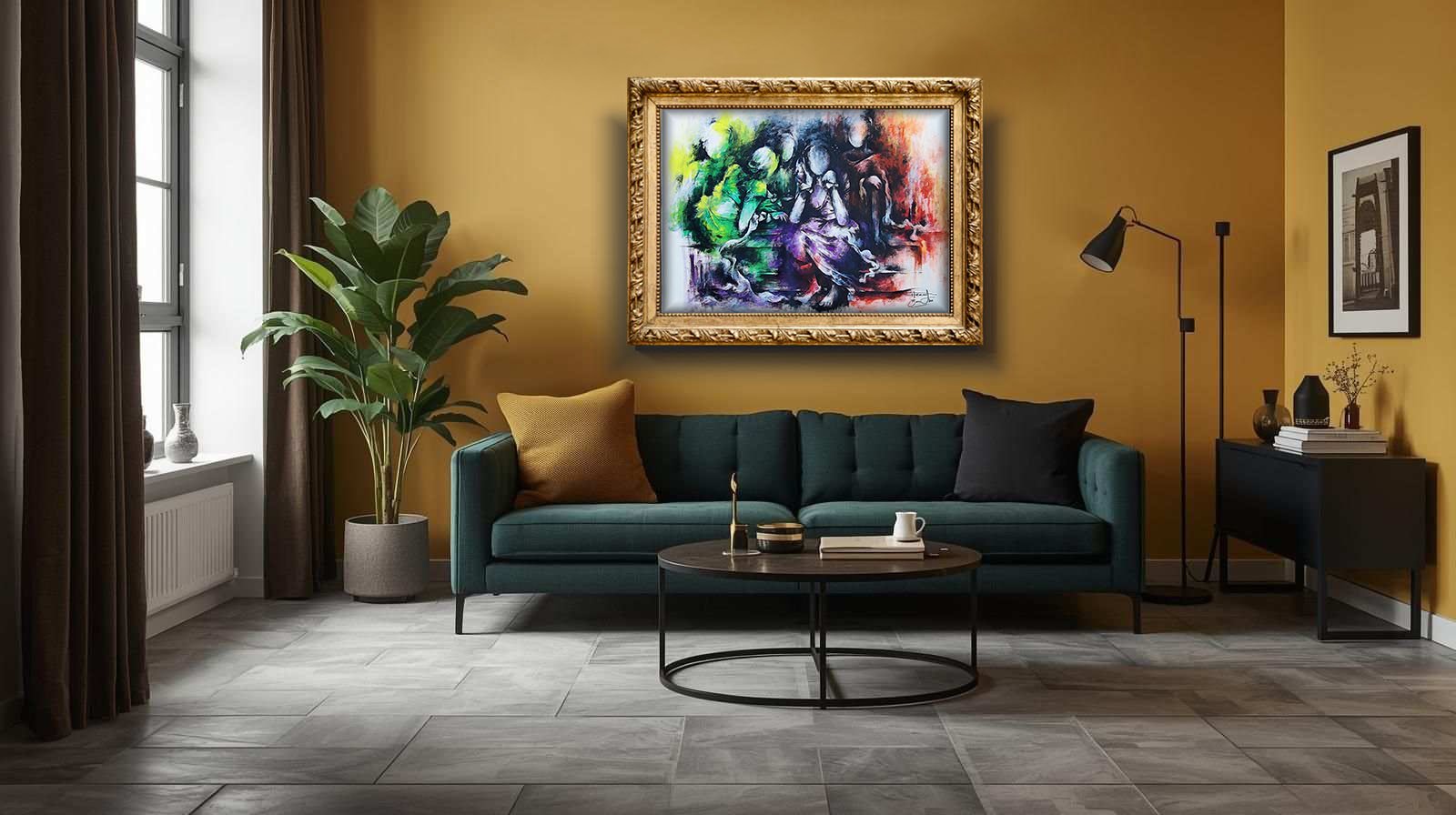 Artwork room view
