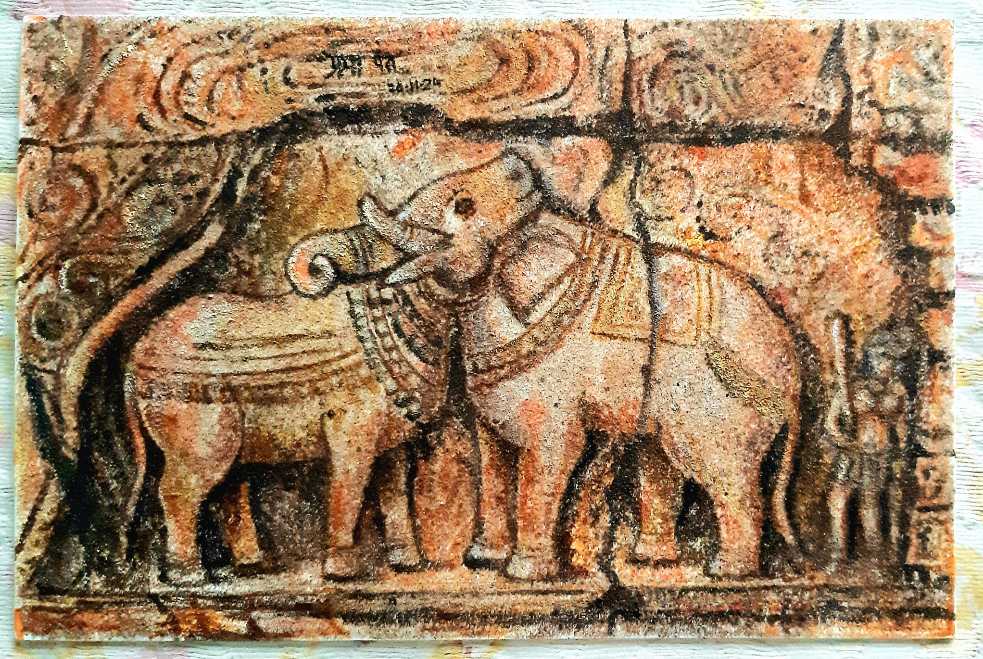 Bull elephant
