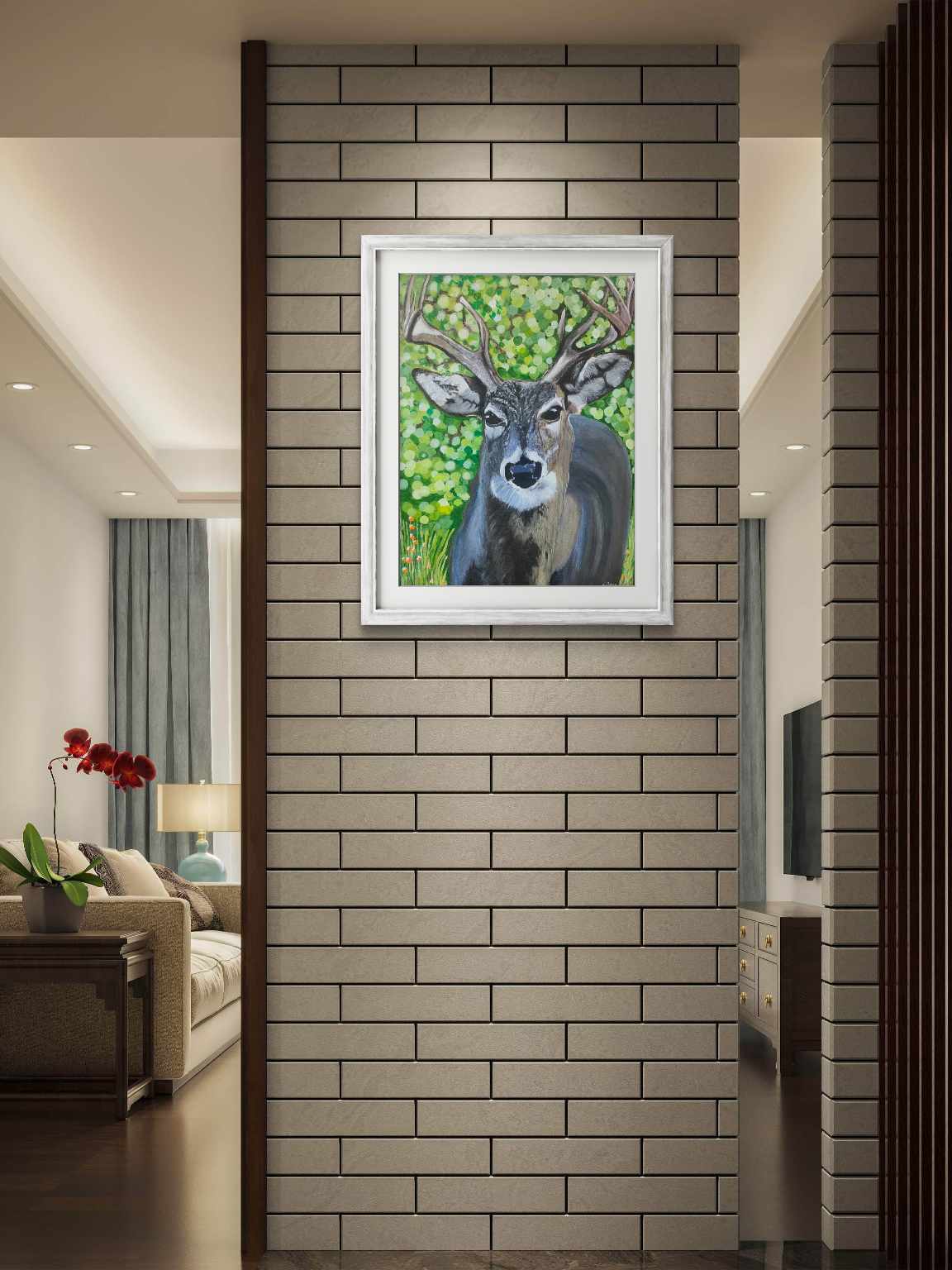 Artwork room view