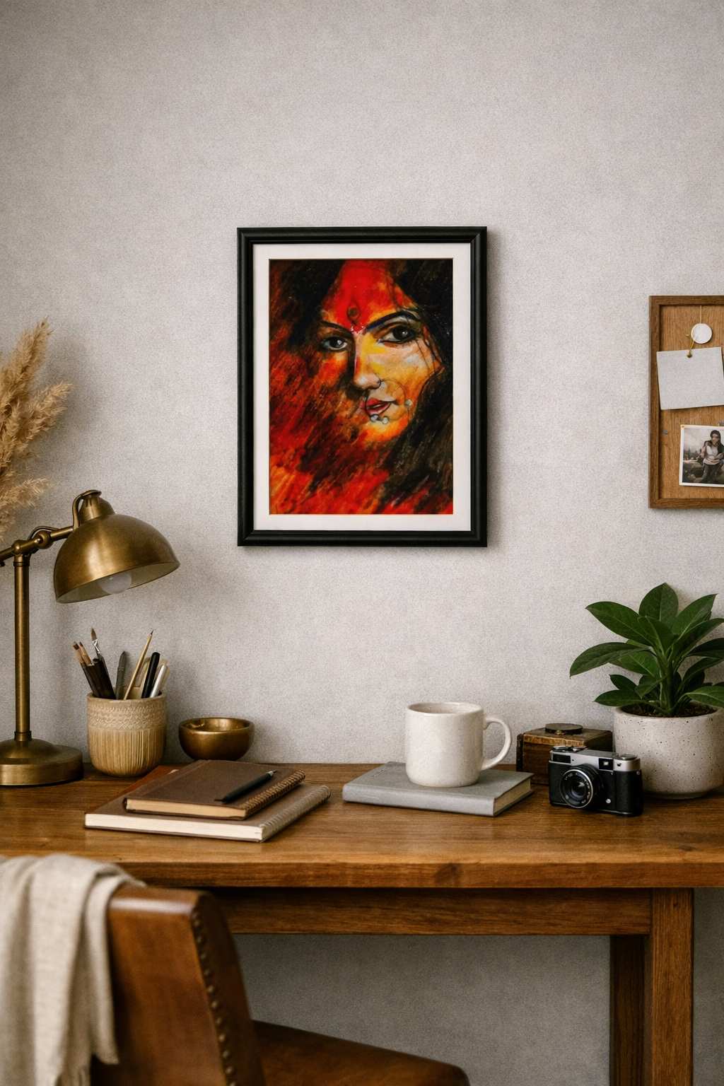 Artwork room view