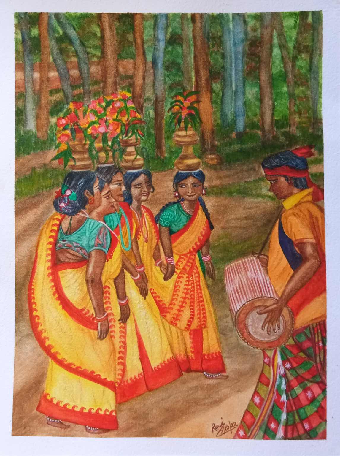 Tribal dance of Bengal