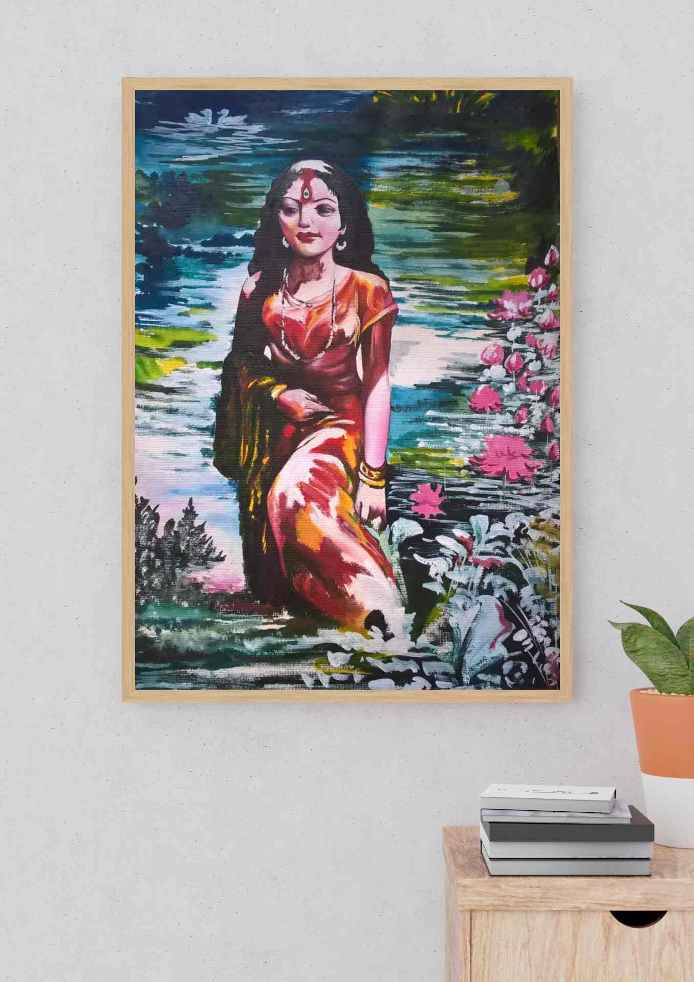 Artwork room view