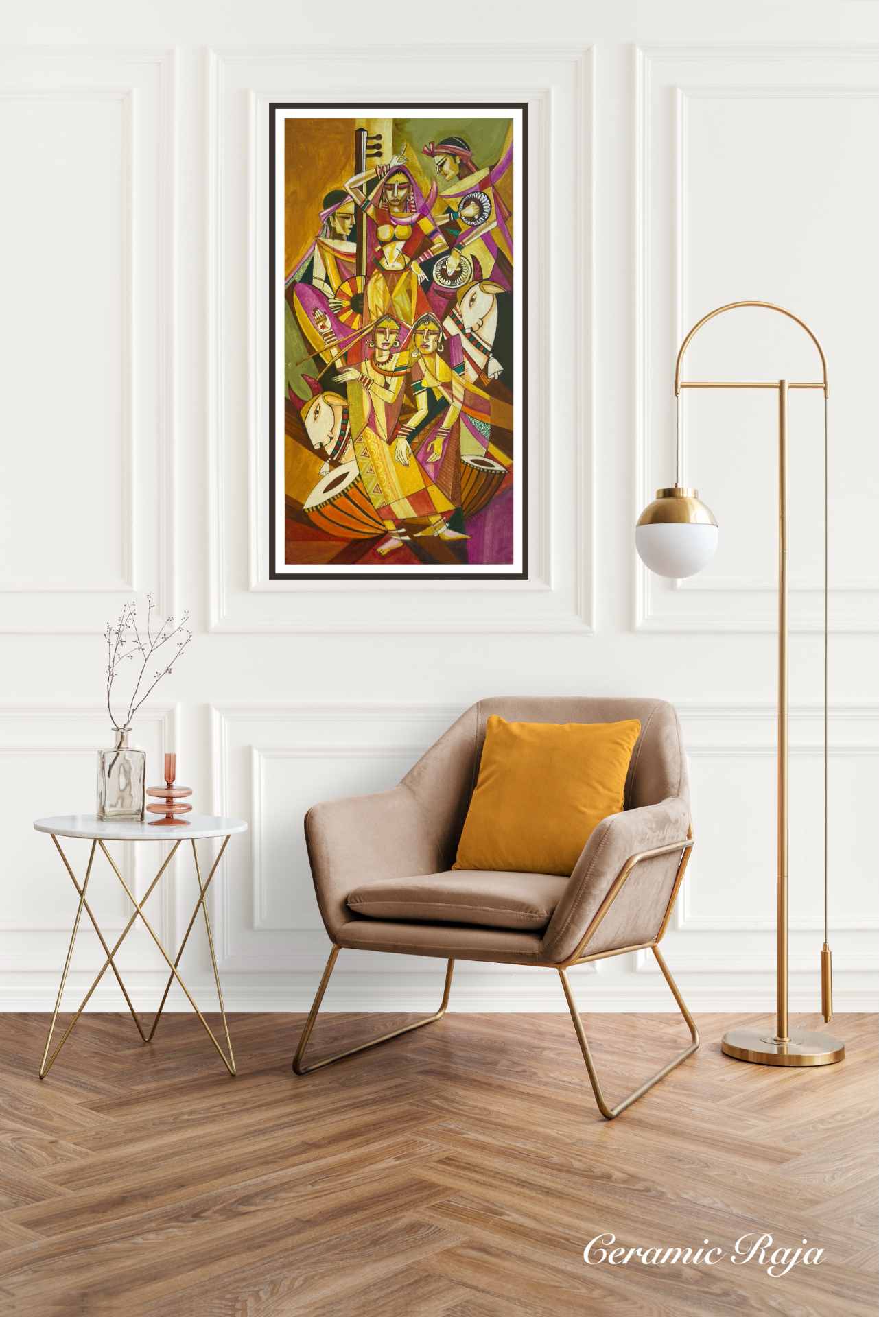 Artwork room view