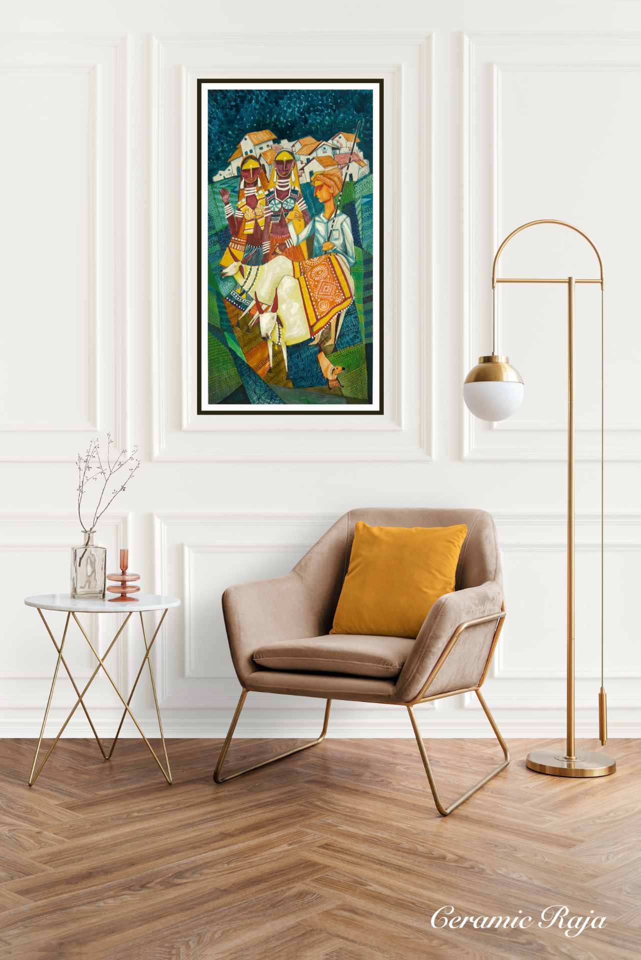 Artwork room view