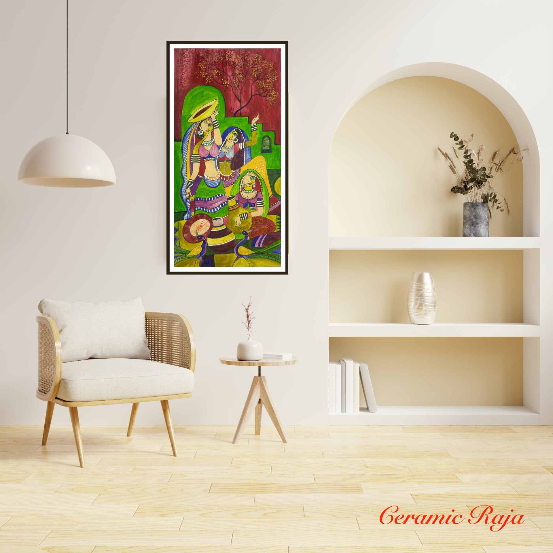 Artwork room view