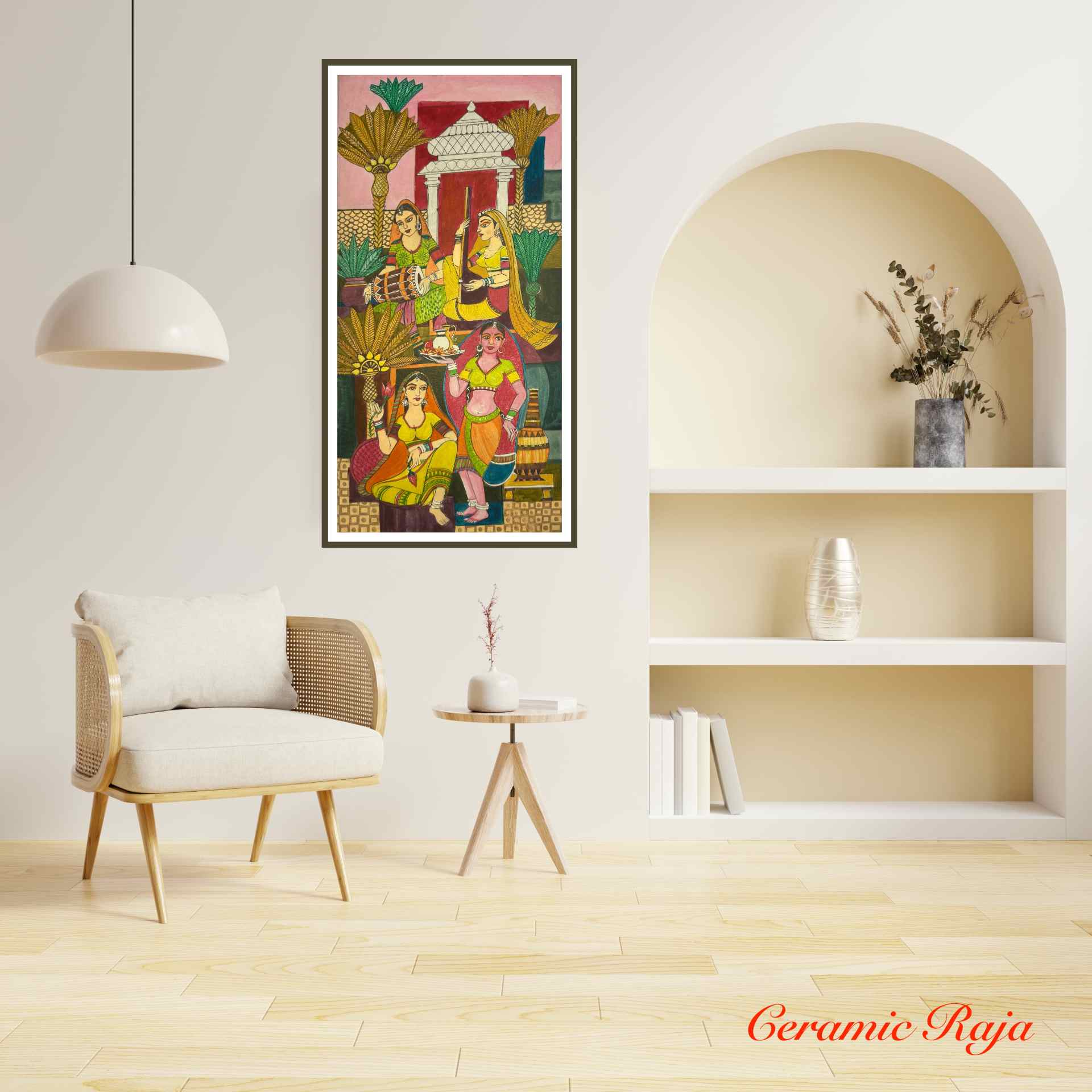 Artwork room view