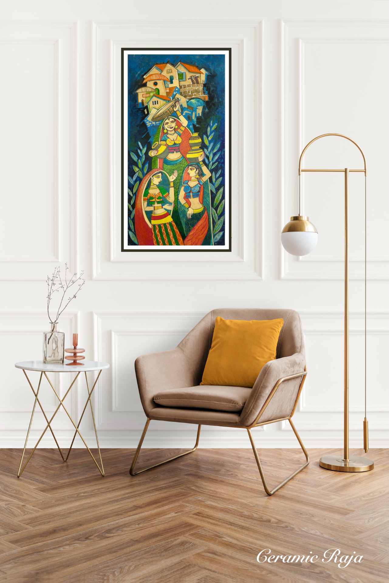 Artwork room view