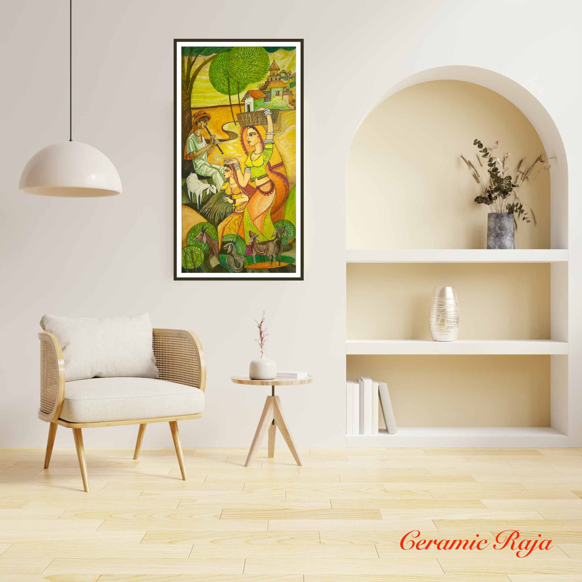 Artwork room view