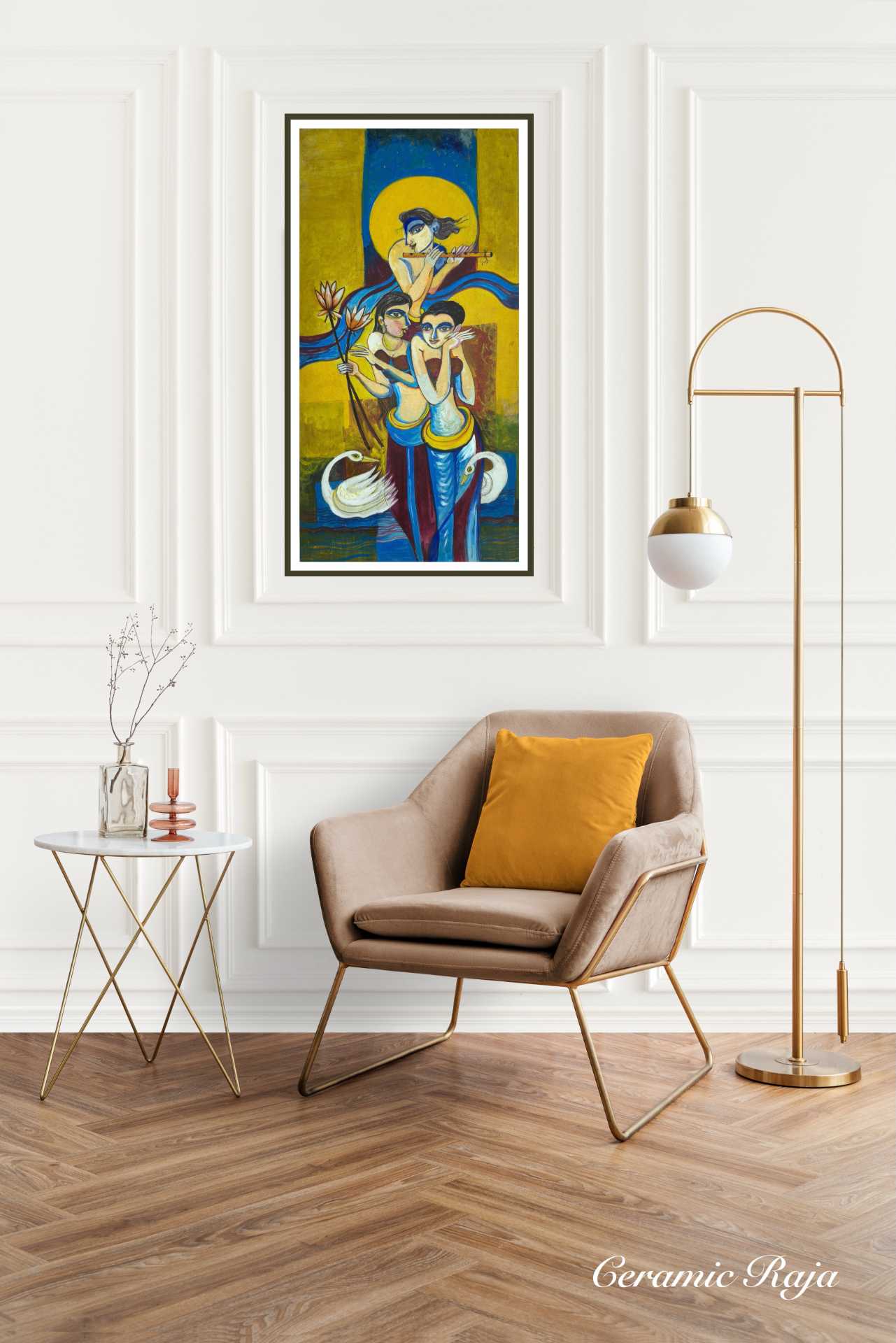 Artwork room view