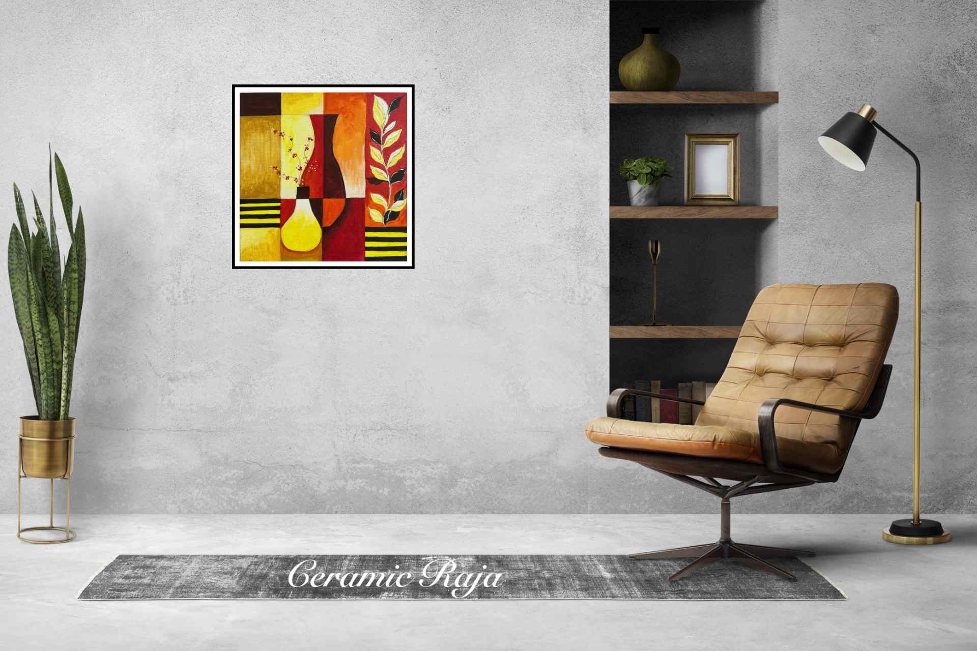 Artwork room view