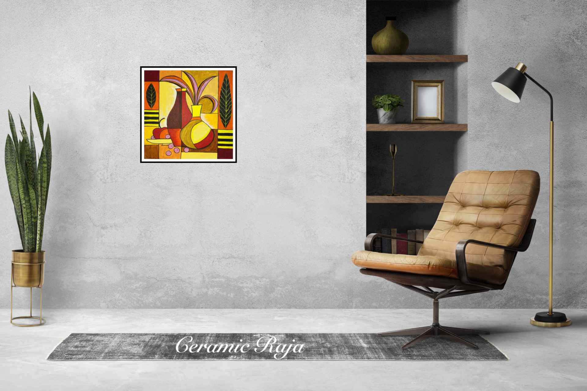 Artwork room view