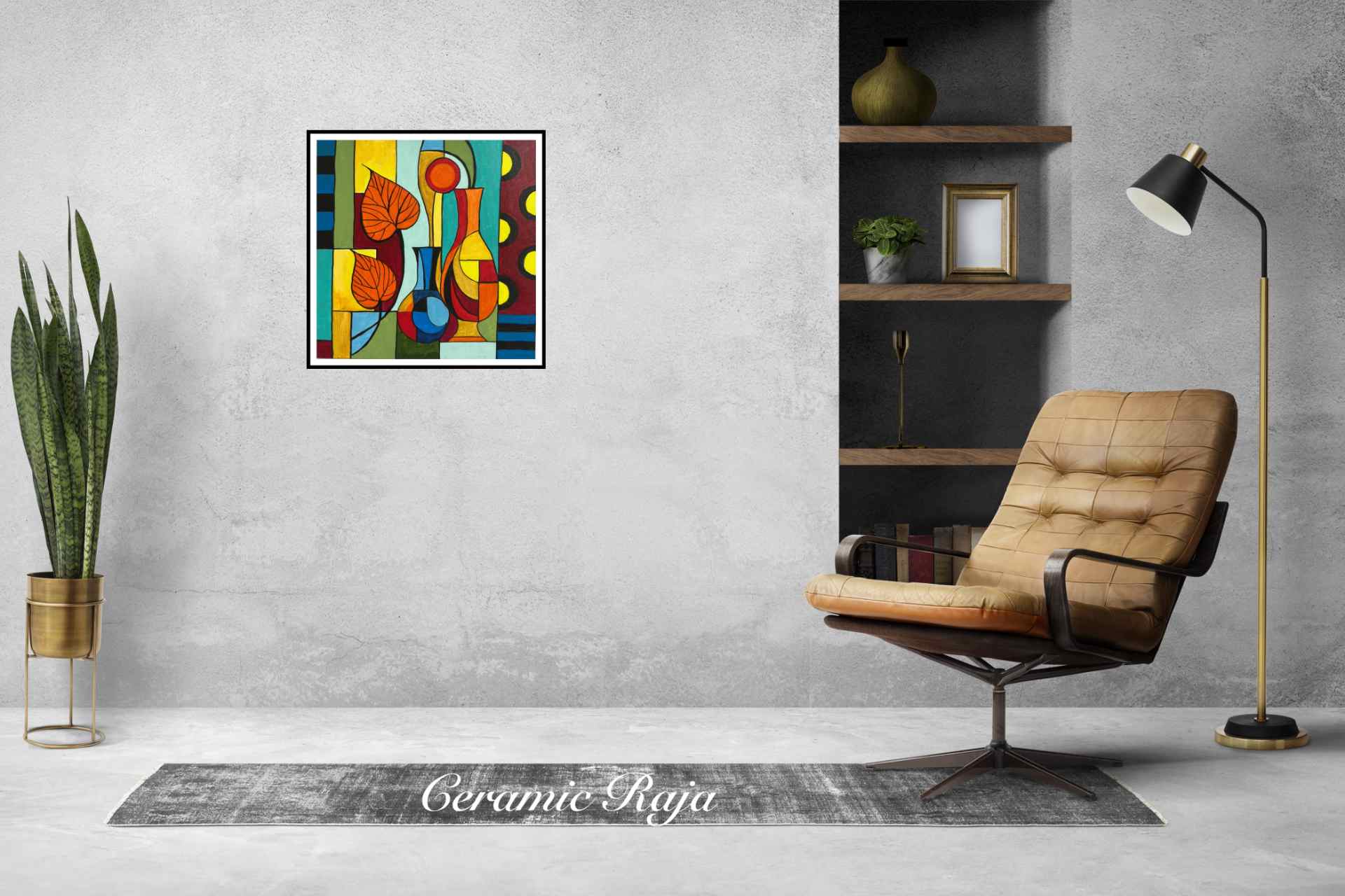 Artwork room view