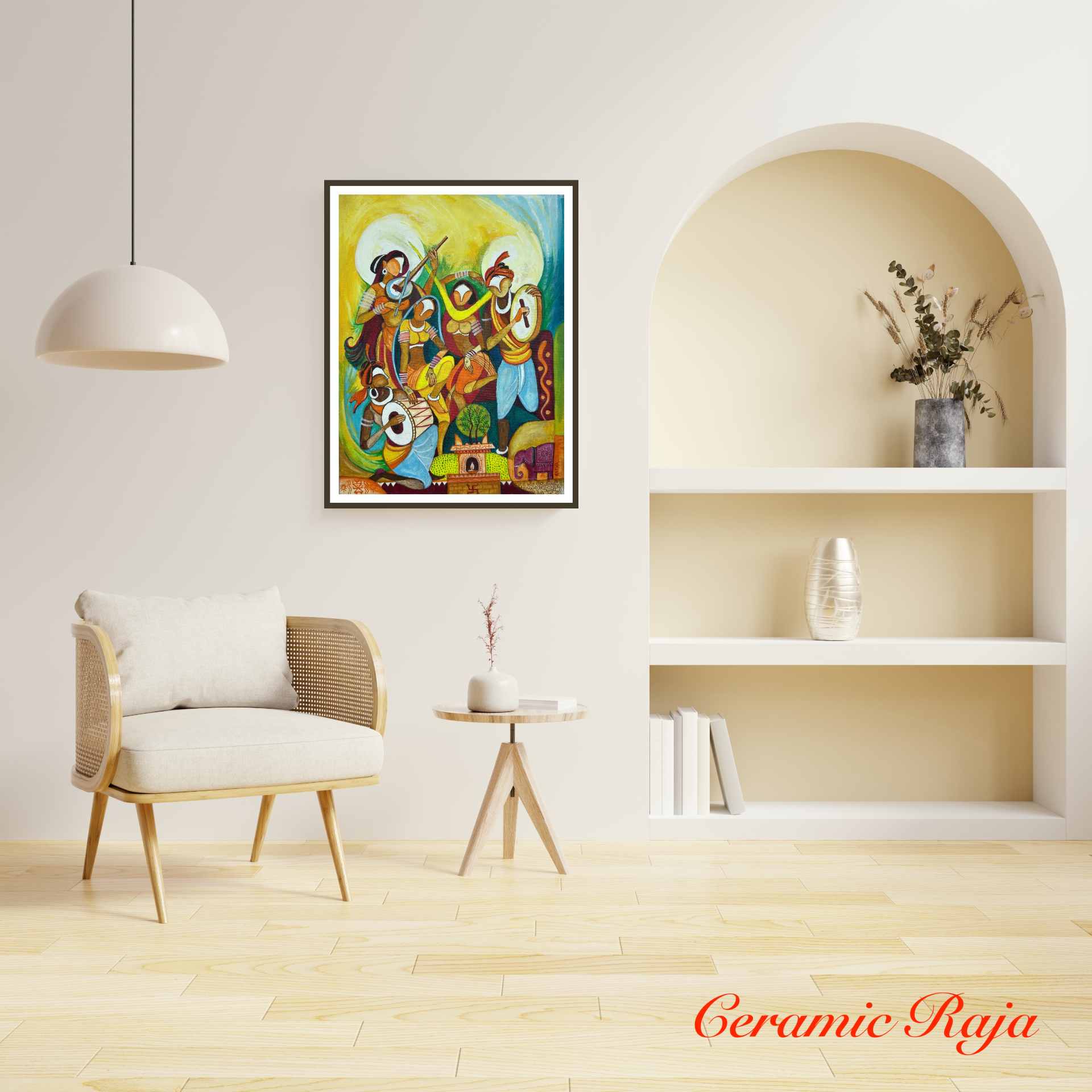 Artwork room view