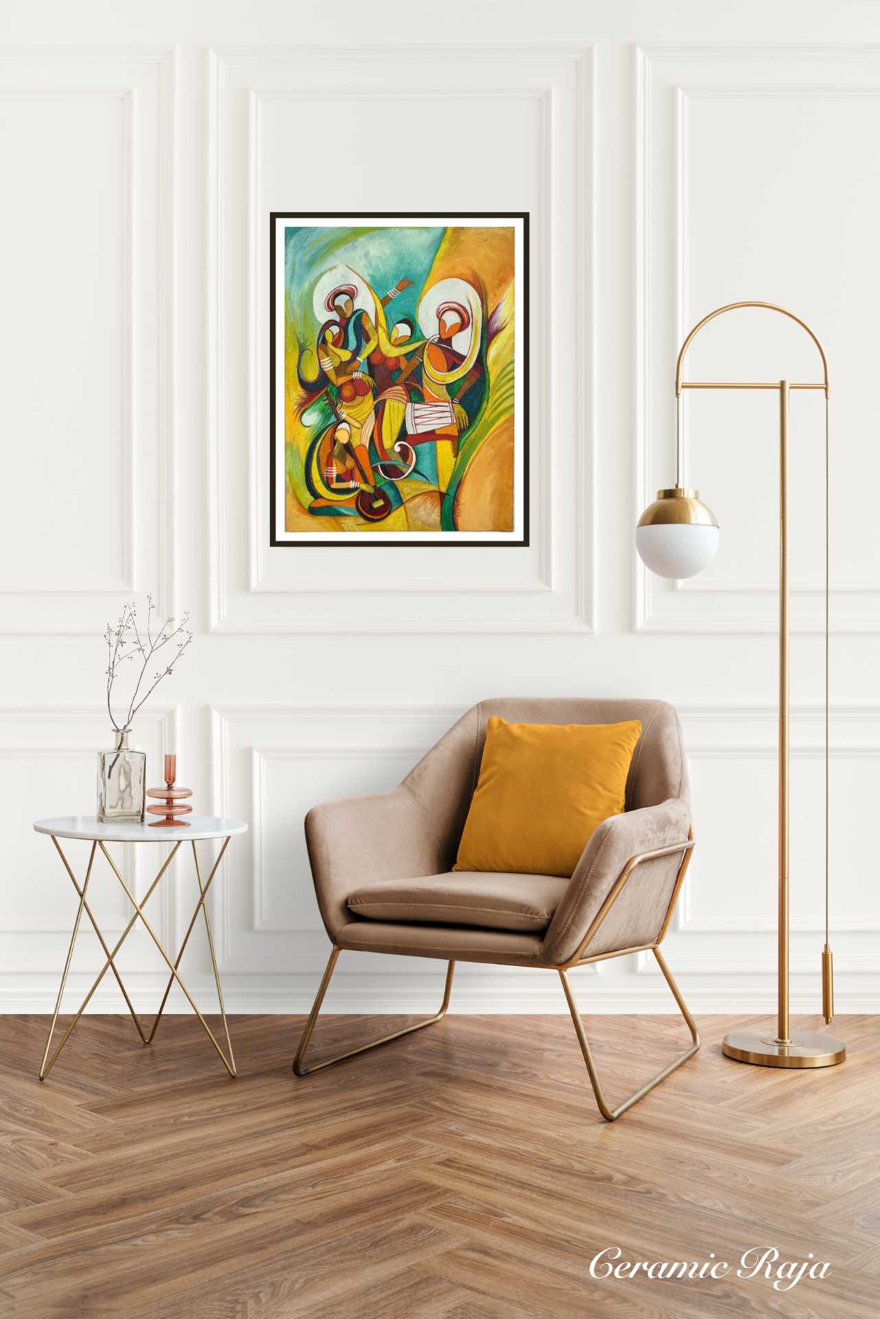 Artwork room view