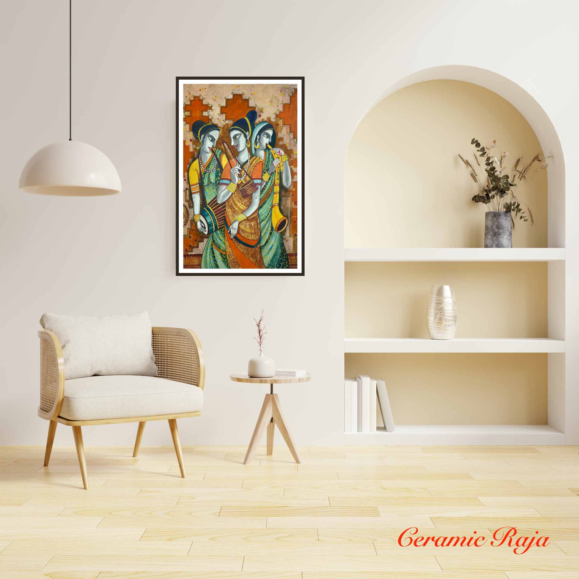 Artwork room view