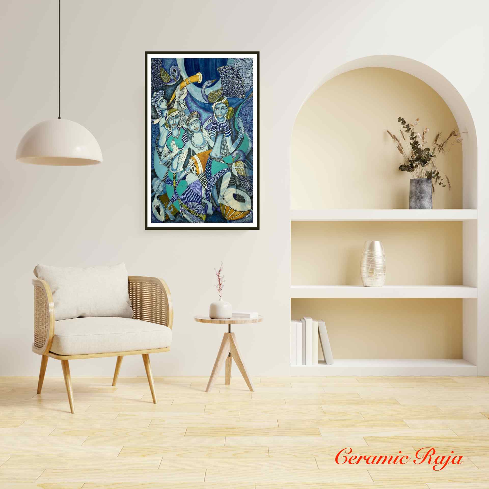 Artwork room view