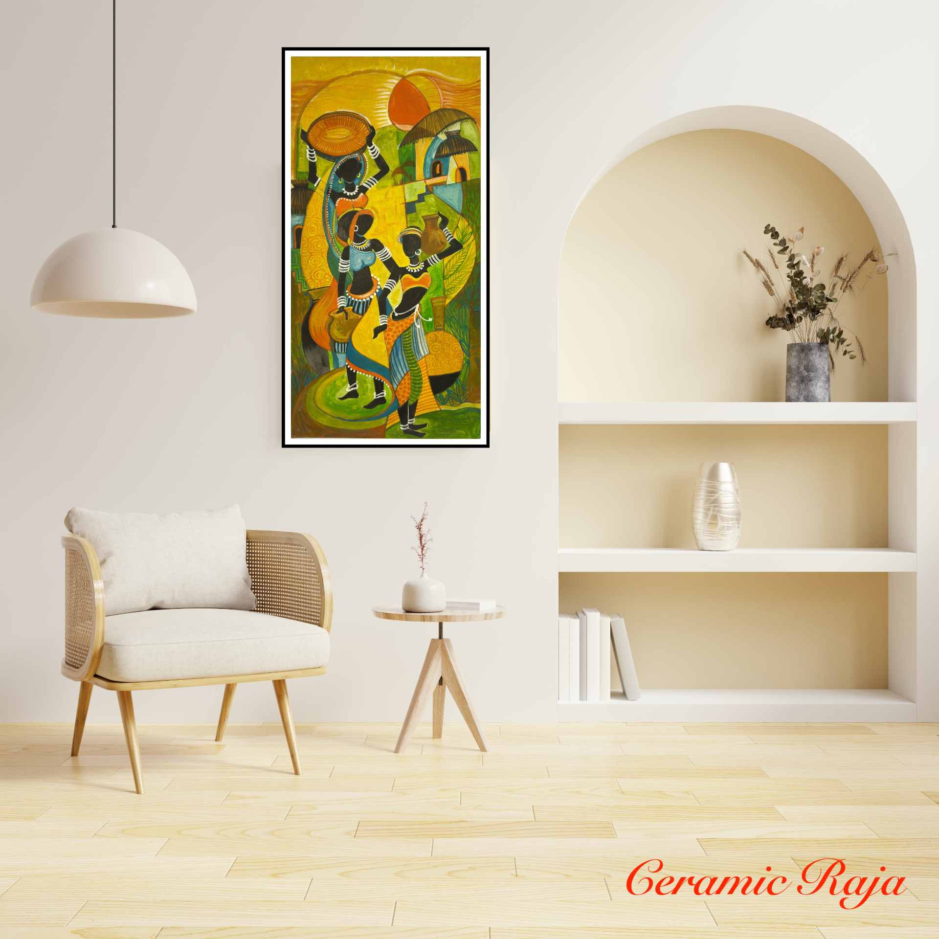 Artwork room view
