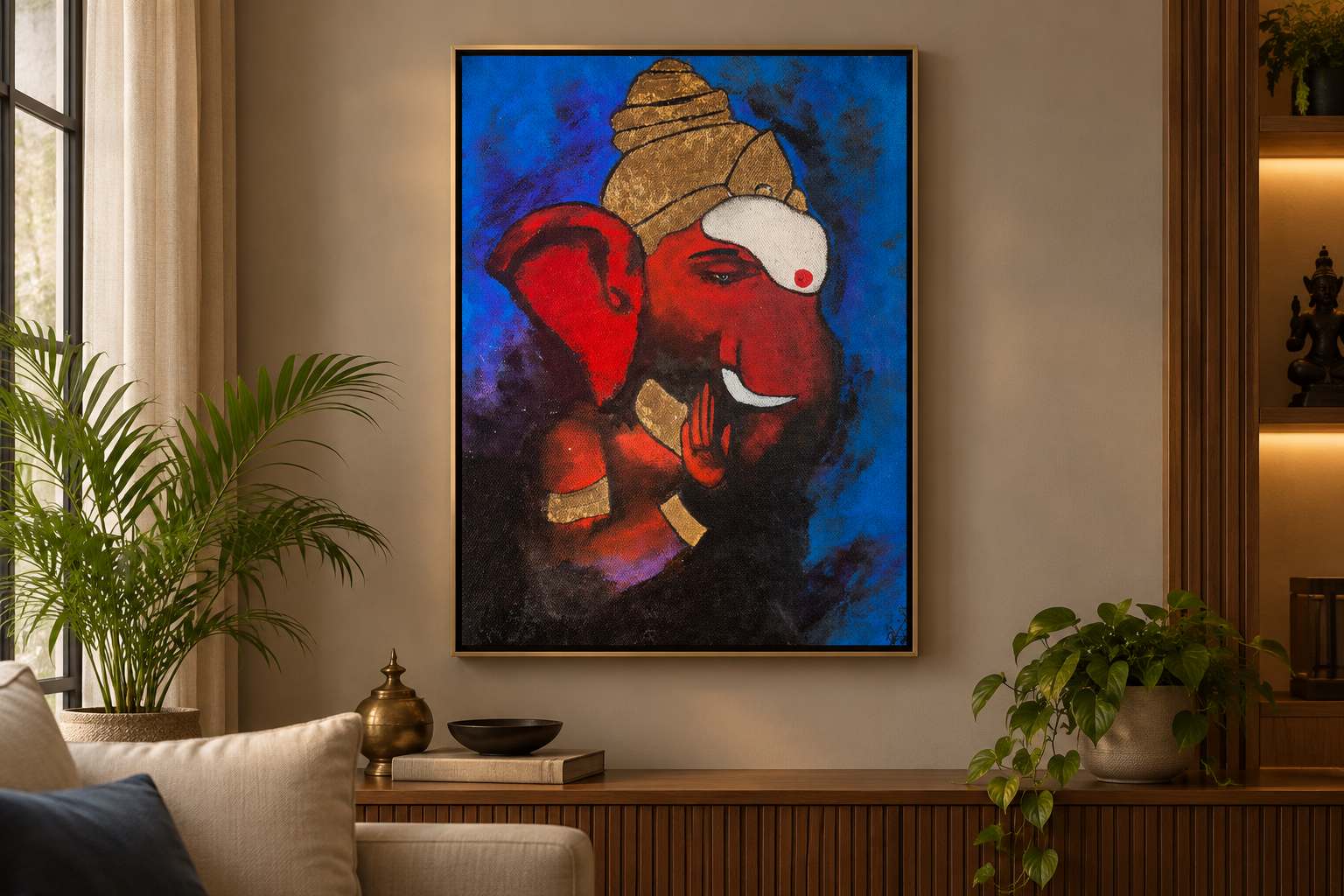 Artwork room view