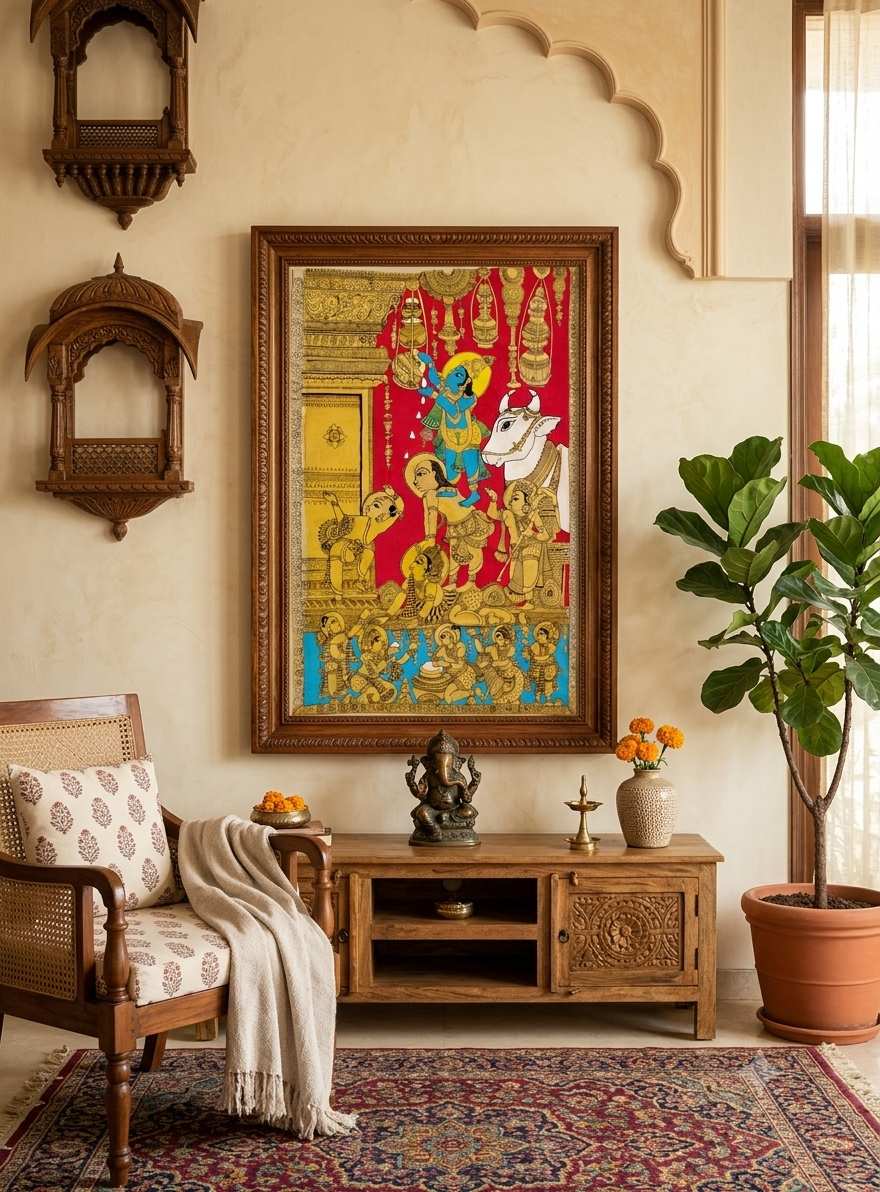 Artwork room view
