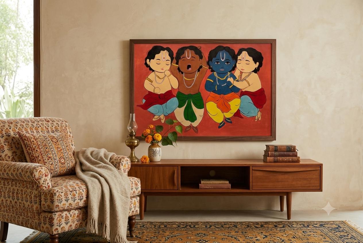 Artwork room view
