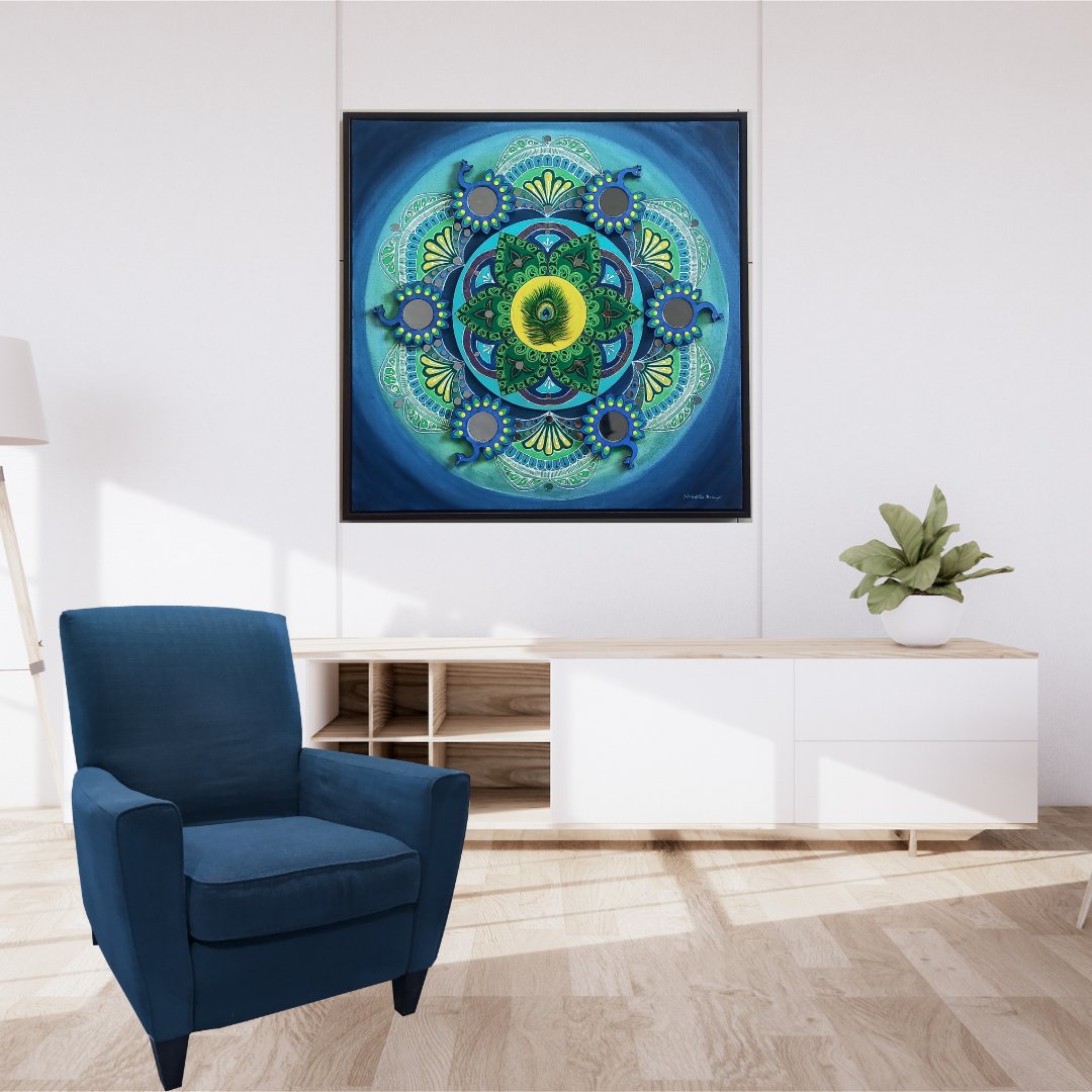 Artwork room view