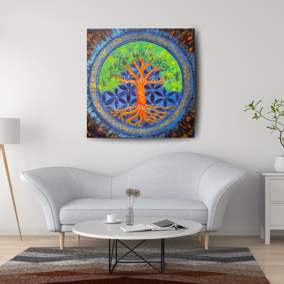 Artwork room view