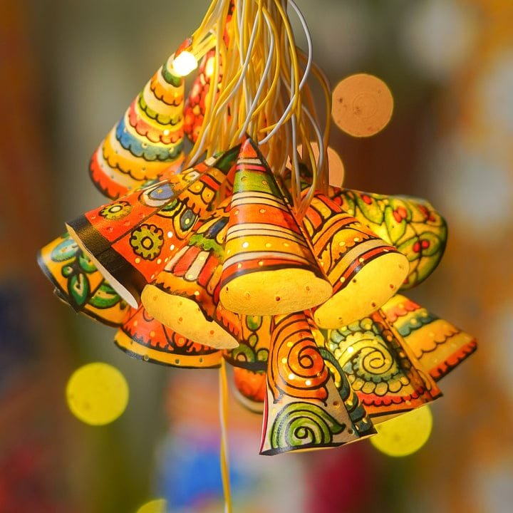Deepa Mala – Handcrafted Leather Serial Lights