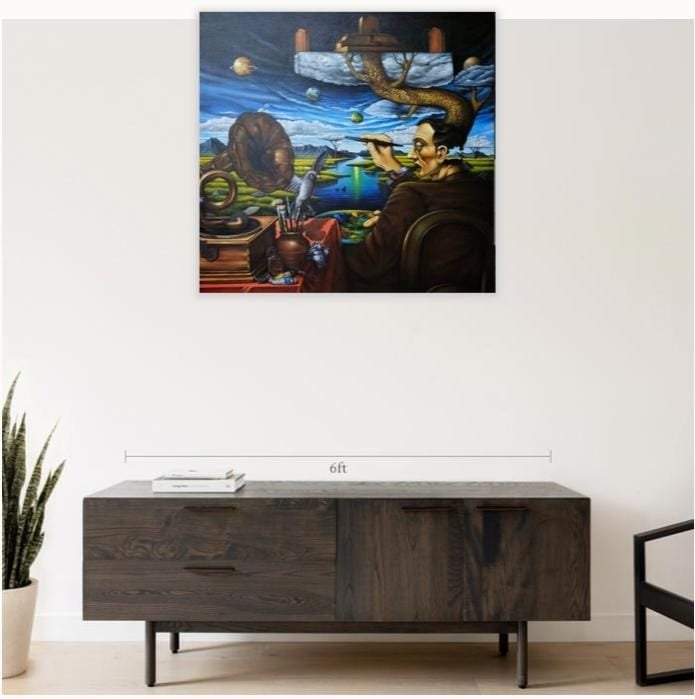 Artwork room view