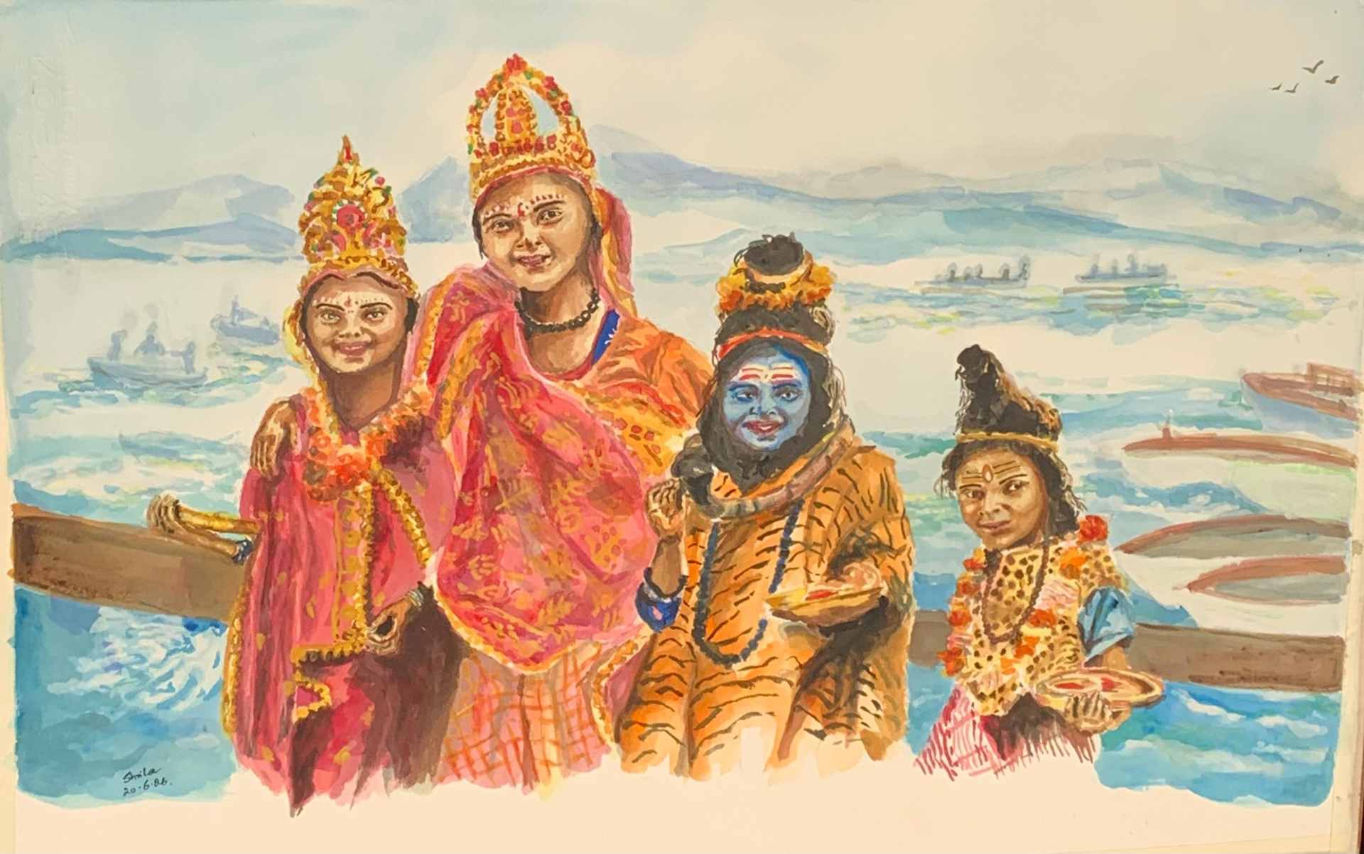 Dieties by the Ganga