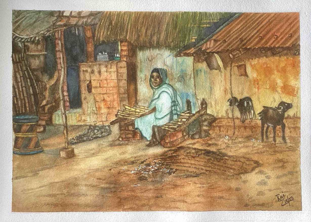 Landscape of rural Bengal