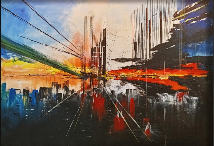 THE CITY BREATHES IN COLORS