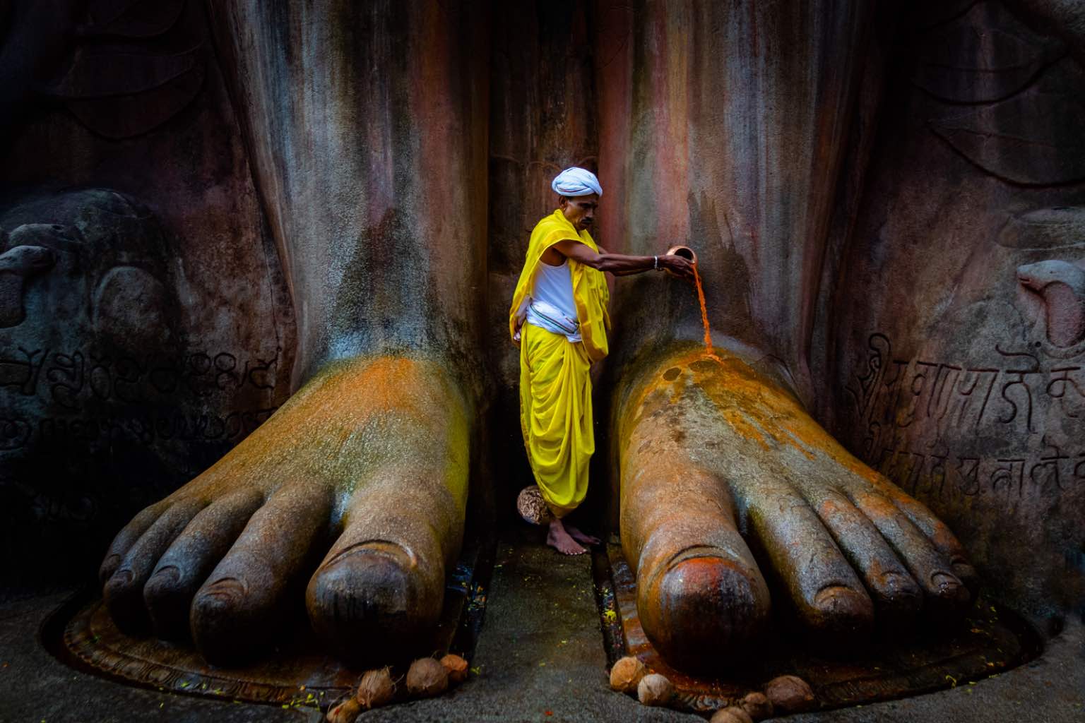 Offering Kumkma Water