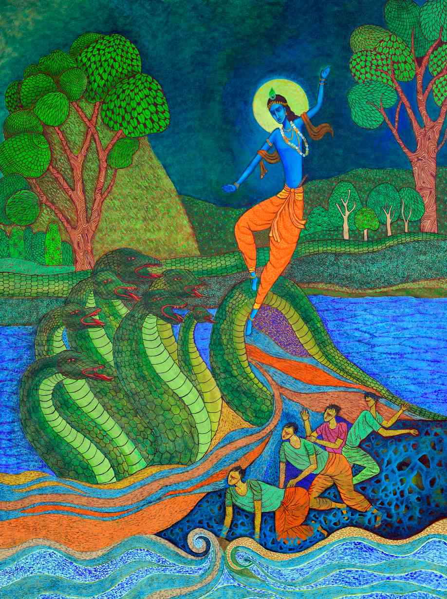 Krishna” – Kalia daman (K10) Indian Mythological, Krishna biography