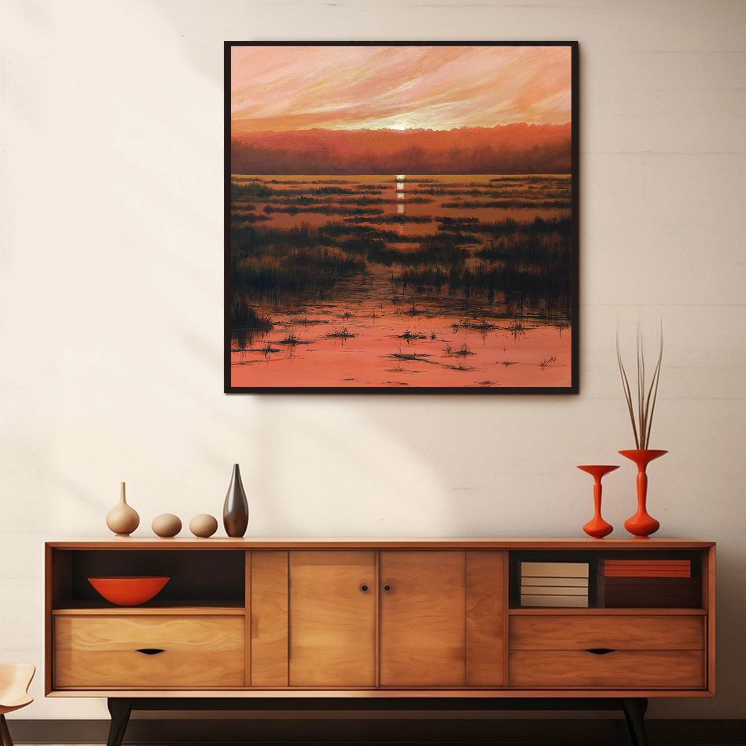 Artwork room view